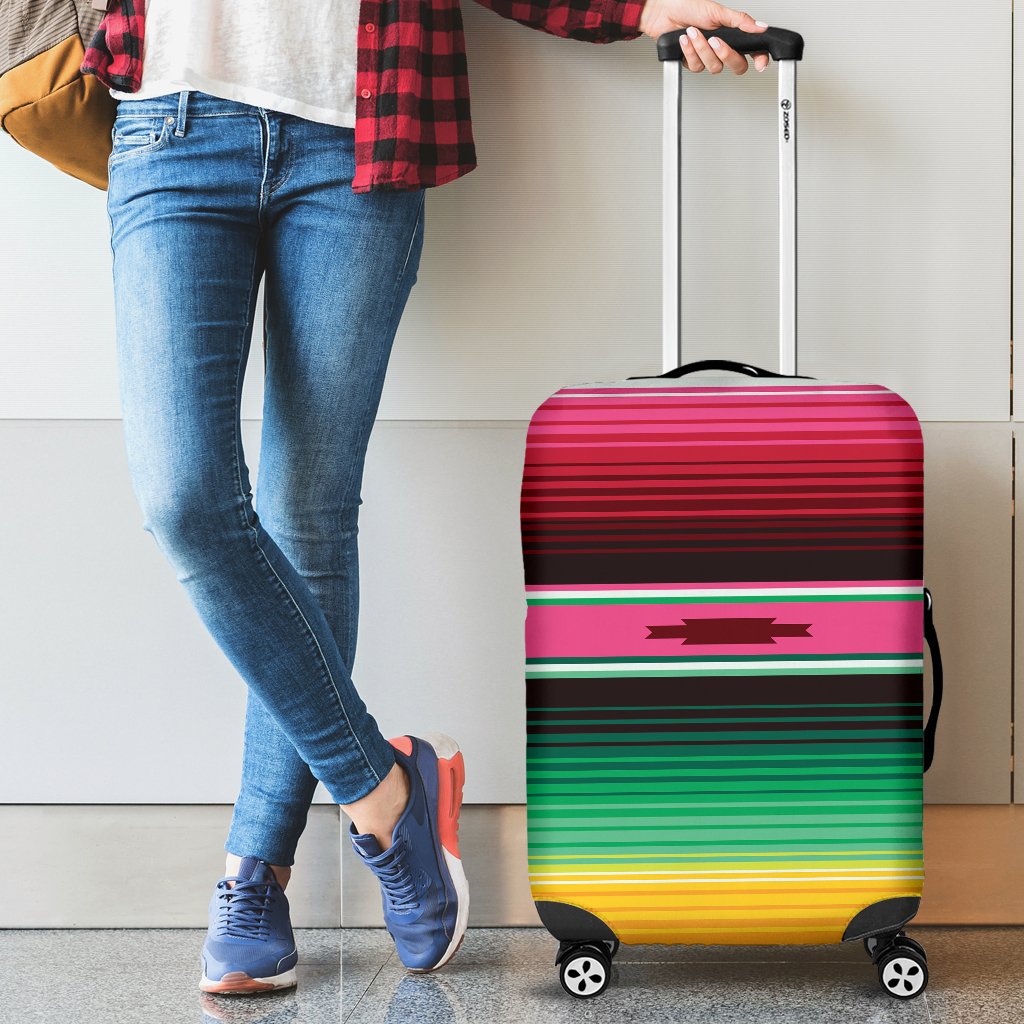 Mexican Blanket Classic Print Pattern Luggage Cover Protector