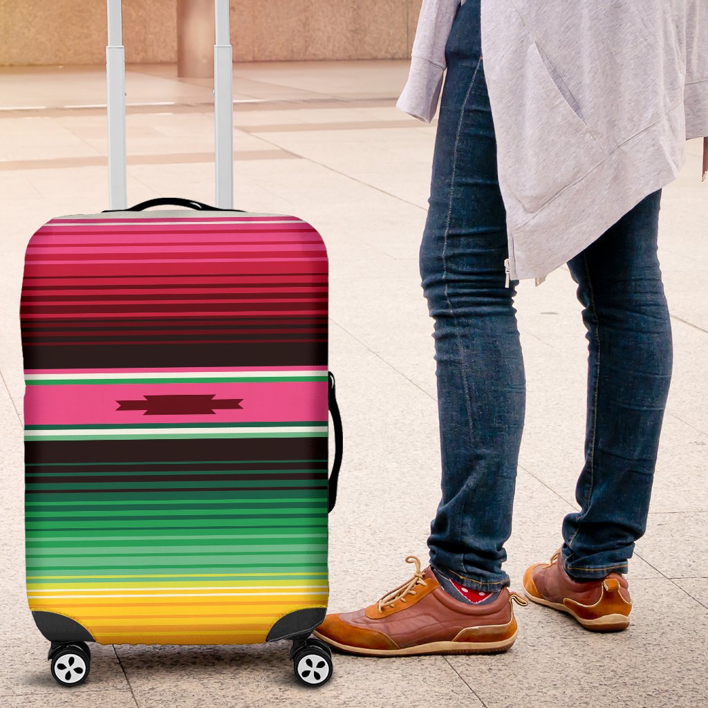 Mexican Blanket Classic Print Pattern Luggage Cover Protector