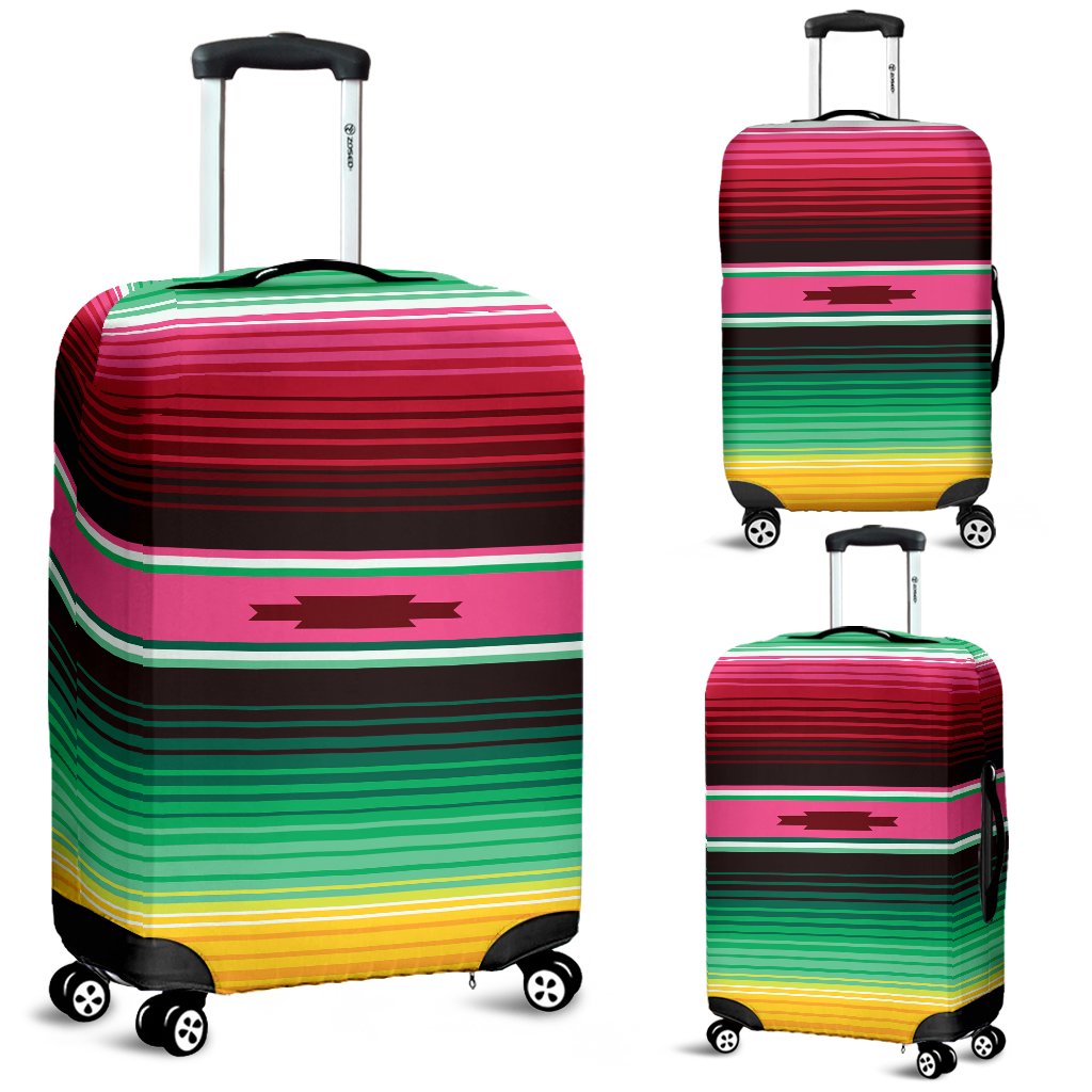 Mexican Blanket Classic Print Pattern Luggage Cover Protector