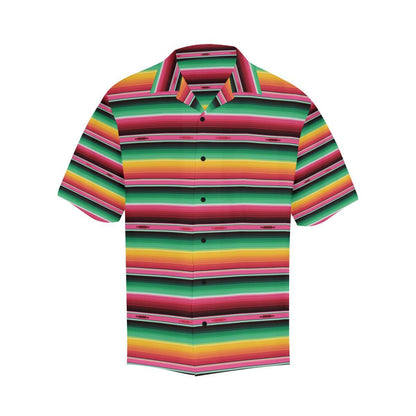 Mexican Blanket Classic Print Pattern Men Aloha Hawaiian Shirt