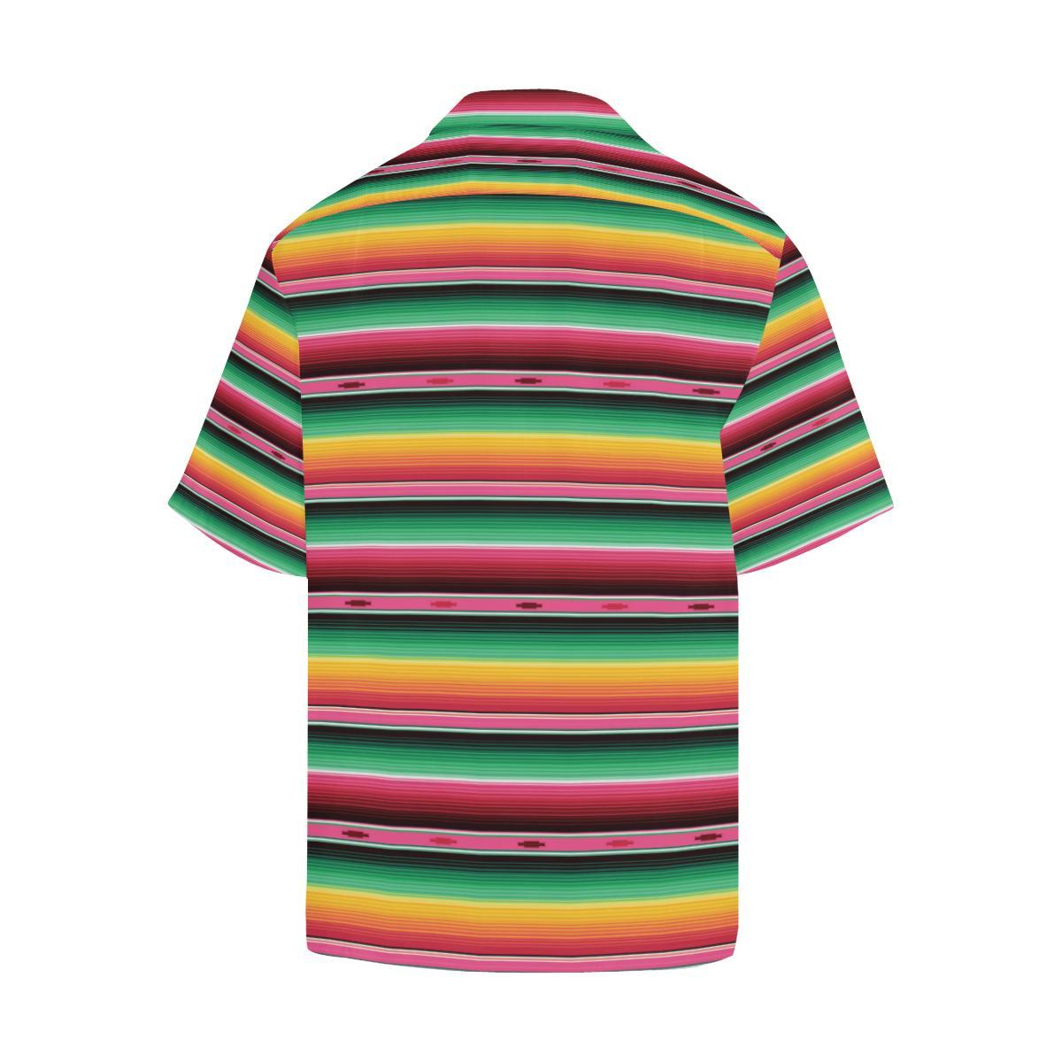 Mexican Blanket Classic Print Pattern Men Aloha Hawaiian Shirt