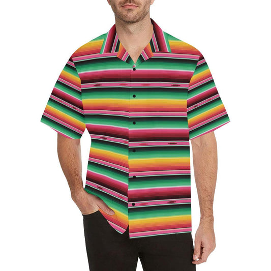 Mexican Blanket Classic Print Pattern Men Aloha Hawaiian Shirt