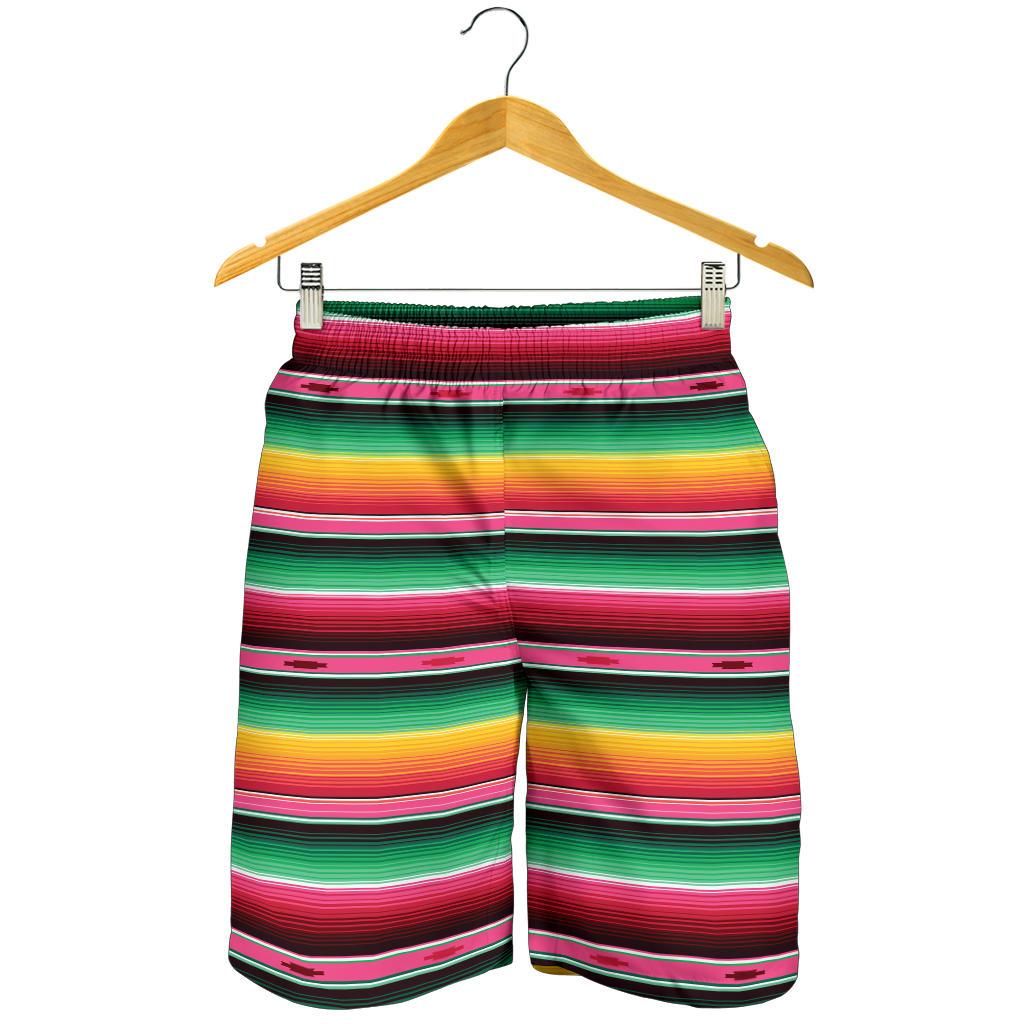 Mexican Blanket Classic Print Pattern Mens Shorts-JTAMIGO.COM