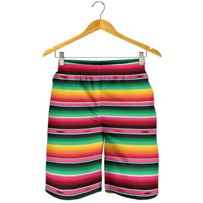 Mexican Blanket Classic Print Pattern Mens Shorts-JTAMIGO.COM