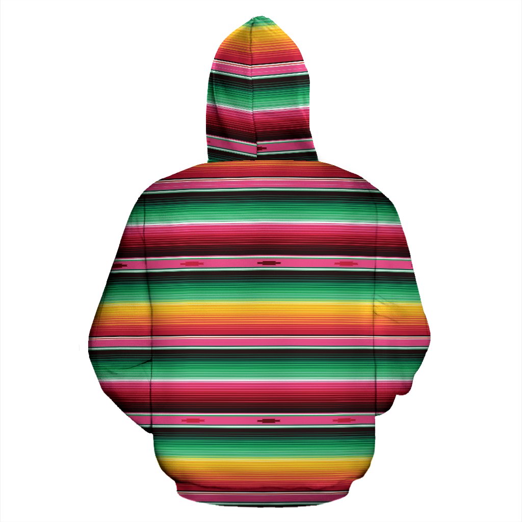 Mexican Blanket Classic Print Pattern Pullover Hoodie