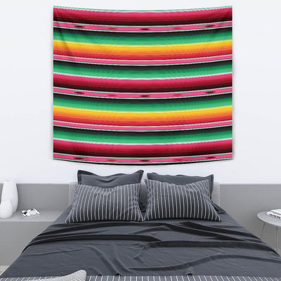 Mexican Blanket Classic Print Pattern Tapestry