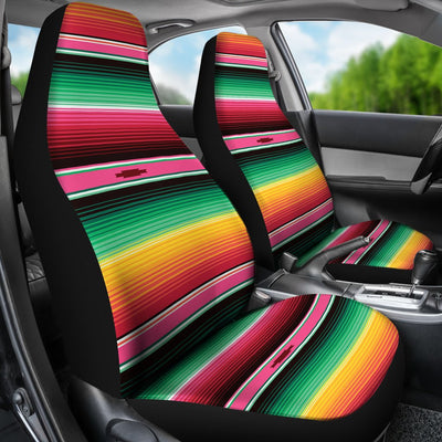 Mexican Blanket Classic Print Pattern Universal Fit Car Seat Covers