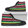 Mexican Blanket Classic Print Pattern Women High Top Shoes