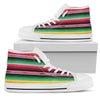 Mexican Blanket Classic Print Pattern Women High Top Shoes