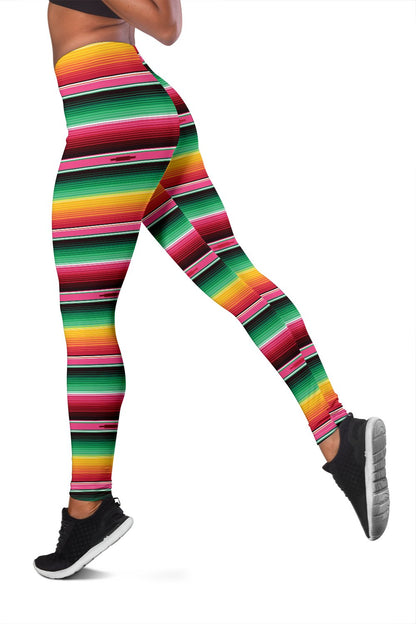 Mexican Blanket Classic Print Pattern Women Leggings