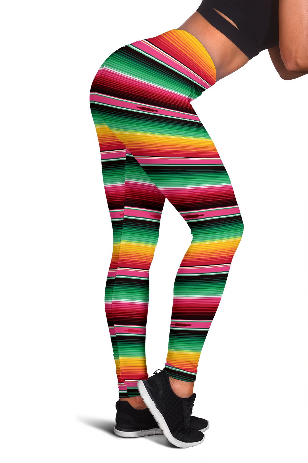 Mexican Blanket Classic Print Pattern Women Leggings