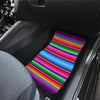 Mexican Blanket Colorful Print Pattern Car Floor Mats