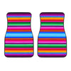 Mexican Blanket Colorful Print Pattern Car Floor Mats