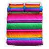 Mexican Blanket Colorful Print Pattern Duvet Cover Bedding Set