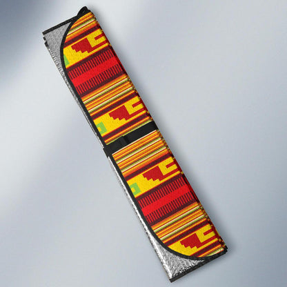 Mexican Blanket Ornament Print Pattern Car Sun Shade For Windshield