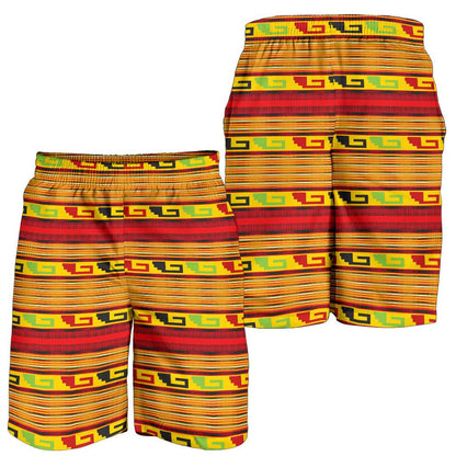 Mexican Blanket Ornament Print Pattern Mens Shorts-JTAMIGO.COM