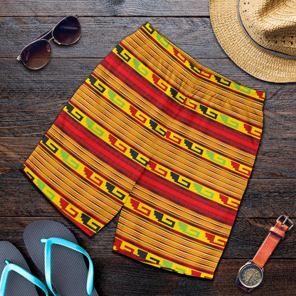 Mexican Blanket Ornament Print Pattern Mens Shorts-JTAMIGO.COM