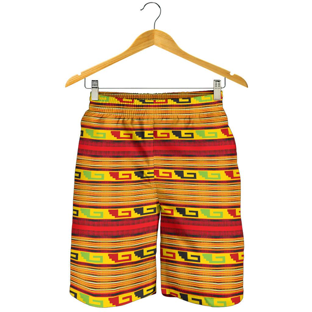 Mexican Blanket Ornament Print Pattern Mens Shorts-JTAMIGO.COM