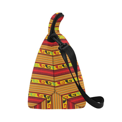 Mexican Blanket Ornament Print Pattern Neoprene Lunch Bag (Model 1669)(Large)-JTAMIGO.COM
