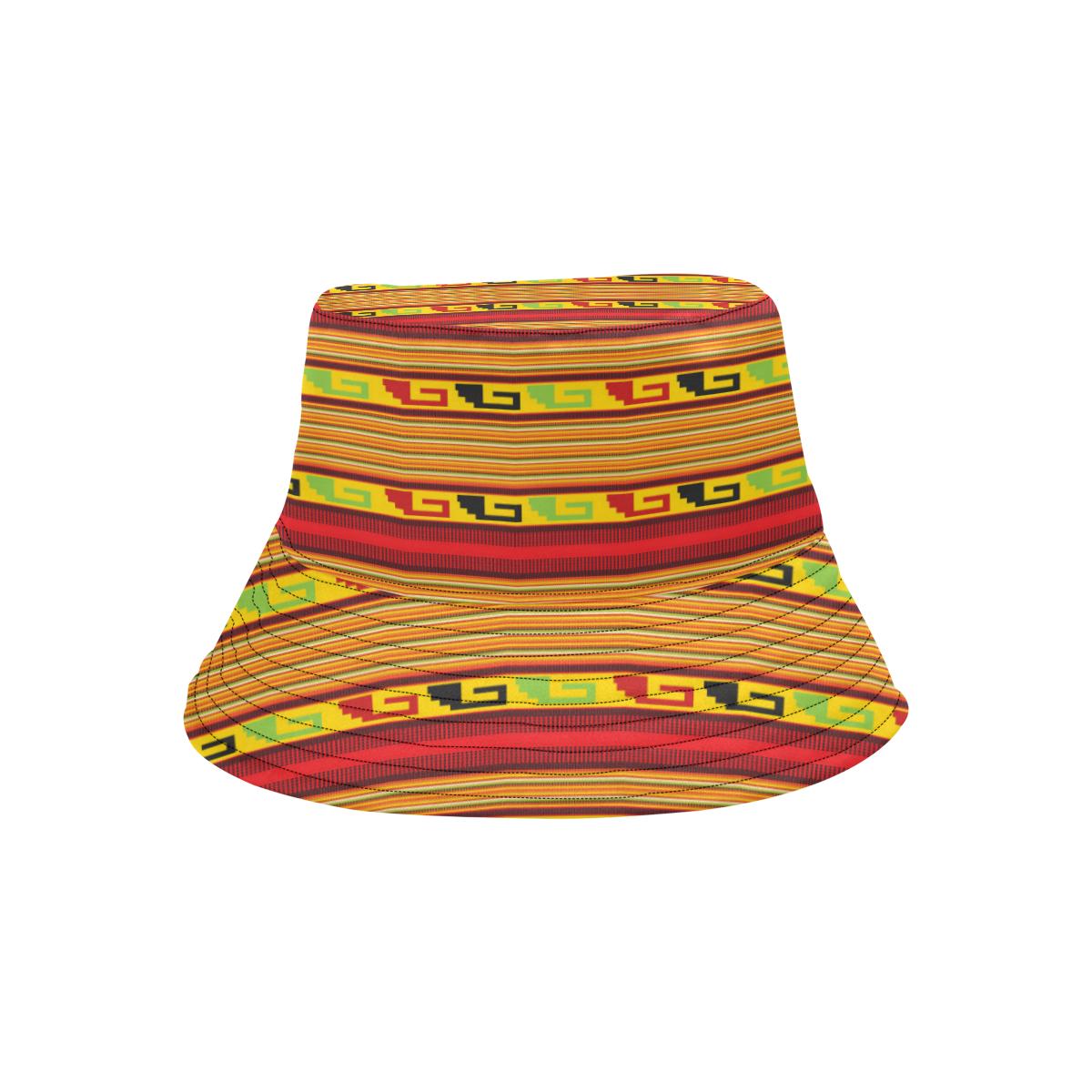 Mexican Blanket Ornament Print Pattern Unisex Bucket Hat