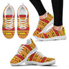 Mexican Blanket Ornament Print Pattern Women Sneakers Shoes