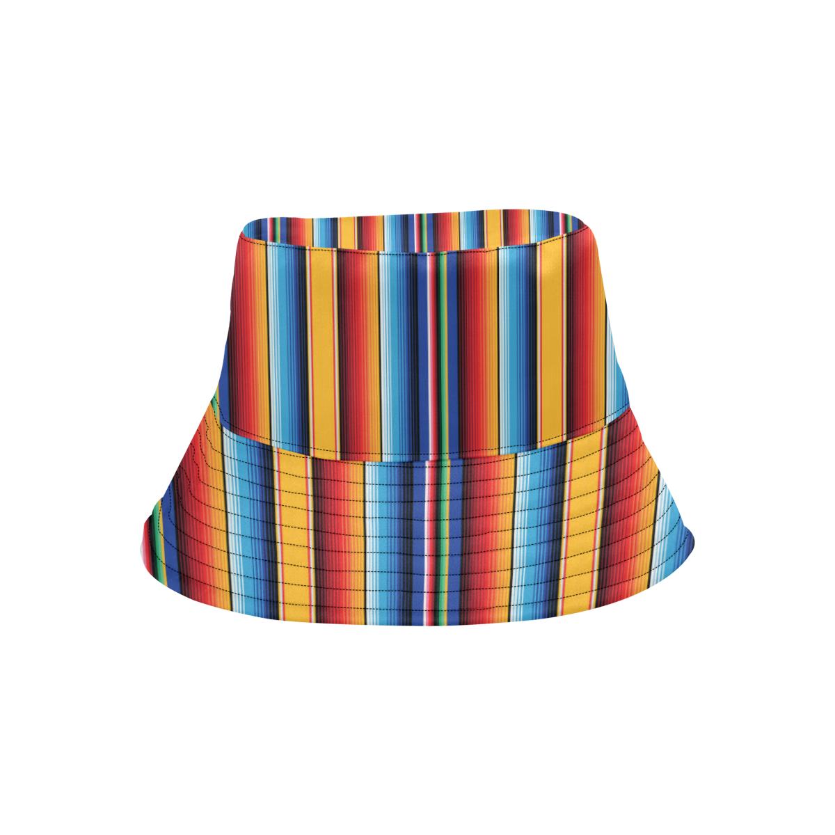 Mexican Blanket Stripe Print Pattern Unisex Bucket Hat