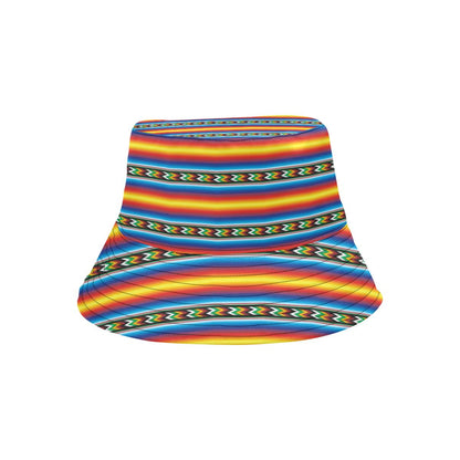 Mexican Blanket ZigZag Print Pattern Unisex Bucket Hat
