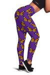 Monarch Butterfly Purple Print Pattern Women Leggings