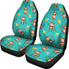 Monkey Banana Design Themed Print Universal Fit Car Seat Covers