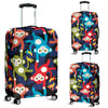 Monkey Colorful Design Themed Print Luggage Cover Protector