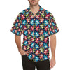 Monkey Colorful Design Themed Print Men Aloha Hawaiian Shirt