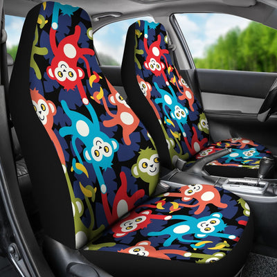 Monkey Colorful Design Themed Print Universal Fit Car Seat Covers