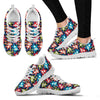 Monkey Colorful Design Themed Print Women Sneakers Shoes