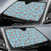 Monkey Cute Design Themed Print Car Sun Shade For Windshield