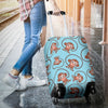 Monkey Cute Design Themed Print Luggage Cover Protector
