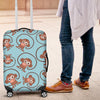 Monkey Cute Design Themed Print Luggage Cover Protector