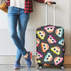 Monkey Head Design Themed Print Luggage Cover Protector