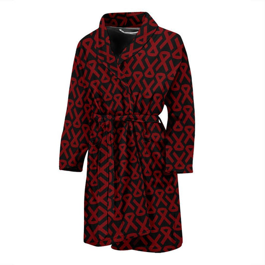 Multiple myeloma Pattern Print Design A01 Men Bathrobe-JORJUNE.COM