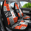 Music Note Design Themed Print Universal Fit Car Seat Covers