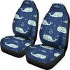 Narwhal Design Print Universal Fit Car Seat Covers