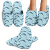 Narwhal Dolphin Print House Slippers