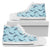 Narwhal Dolphin Print Women High Top Shoes