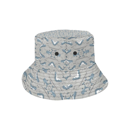 Narwhal Pattern Print Unisex Bucket Hat