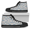 Narwhal Pattern Print Women High Top Shoes