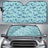Narwhal Themed Print Car Sun Shade For Windshield