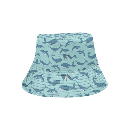 Narwhal Themed Print Unisex Bucket Hat