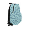 Narwhal Themed Print Waterproof Backpack-JTAMIGO.COM