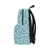 Narwhal Themed Print Waterproof Backpack-JTAMIGO.COM