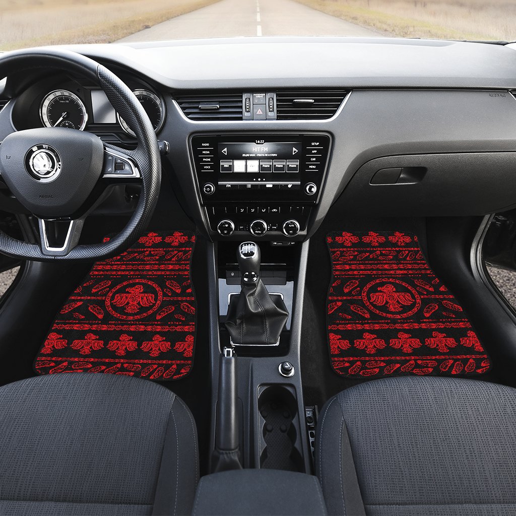 Native American Eagle Themed Print Car Floor Mats