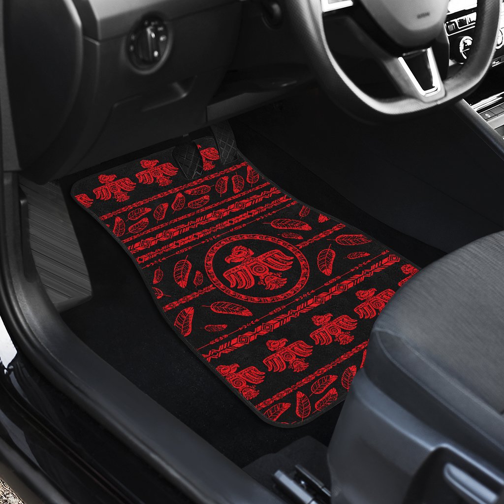 Native American Eagle Themed Print Car Floor Mats